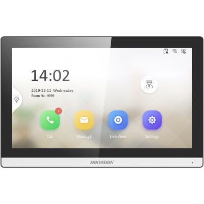 IP-відеодомофон Hikvision DS-KH6350-WТE1 White IP-відеодомофон Hikvision DS-KH6350-WТE1 White