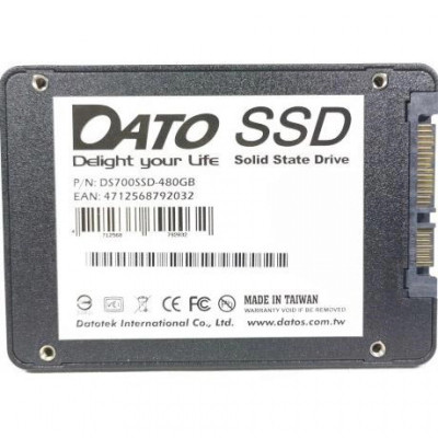 Накопичувач SSD 480GB Dato DS700 2.5" SATAIII TLC (DS700SSD-480GB) Накопичувач SSD 480GB Dato DS700 2.5" SATAIII TLC (DS700SSD-480GB)