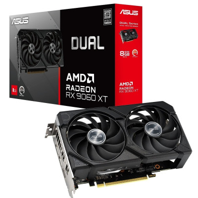 Відеокарта AMD Radeon RX 9060 XT  8GB GDDR6 Dual Asus (DUAL-RX9060XT-8G)