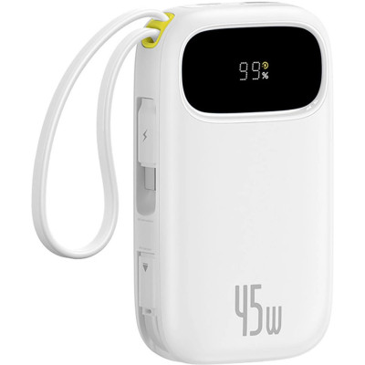 Універсальна мобільна батарея Baseus EnerFill FC31 Qpow 3 20000mAh 45W White (E0028D01)