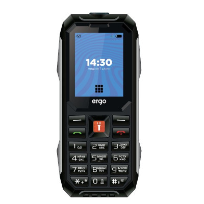 Мобiльний телефон Ergo E182 Dual Sim Black Мобiльний телефон Ergo E182 Dual Sim Black