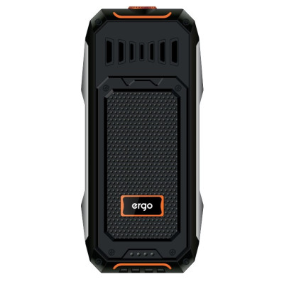 Мобiльний телефон Ergo E182 Dual Sim Black Orange Мобiльний телефон Ergo E182 Dual Sim Black Orange