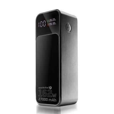 Універсальна мобільна батарея everActive EB-27Q Ultra 27000mAh Black Універсальна мобільна батарея everActive EB-27Q Ultra 27000mAh Black