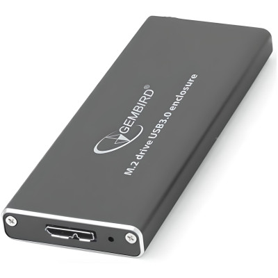 Зовнішня кишеня Gembird для підключення SSD M.2, USB 3.0, алюміній, Black (EE2280-U3C-01) Зовнішня кишеня Gembird для підключення SSD M.2, USB 3.0, алюміній, Black (EE2280-U3C-01)
