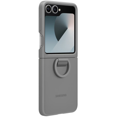 Чохол-накладка Samsung Silicone Cover with Ring для Samsung Galaxy Flip 6 Gray (EF-PF741TJEGUA)