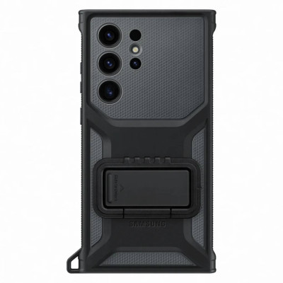 Чохол-накладка Samsung Rugged Gadget Cover для Samsung Galaxy S23 Ultra Titan (EF-RS918CBEGRU) Чохол-накладка Samsung Rugged Gadget Cover для Samsung Galaxy S23 Ultra Titan (EF-RS918CBEGRU)