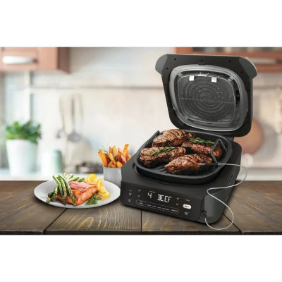 Гриль Ninja Foodi Air Grill & Air Fryer з Сooking probe EG351EU Гриль Ninja Foodi Air Grill & Air Fryer з Сooking probe EG351EU