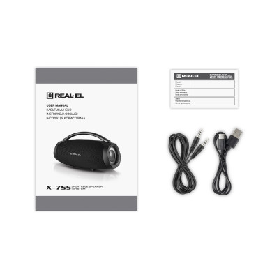 Акустична система REAL-EL X-755 Black Акустична система REAL-EL X-755 Black