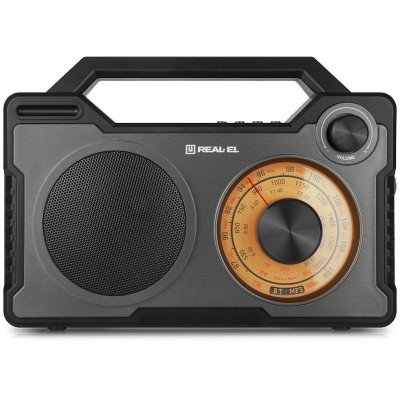 Радіоприймач REAL-EL X-703 Black Радіоприймач REAL-EL X-703 Black