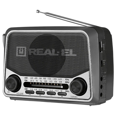 Радіоприймач REAL-EL X-525 Grey Радіоприймач REAL-EL X-525 Grey