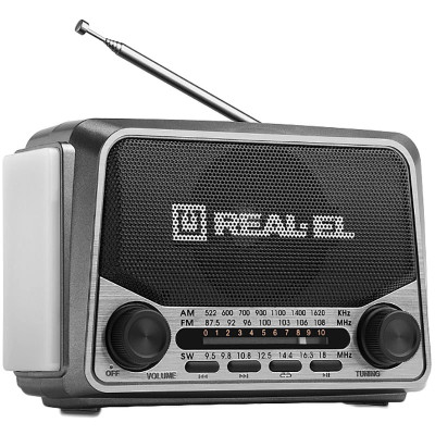 Радіоприймач REAL-EL X-525 Grey Радіоприймач REAL-EL X-525 Grey