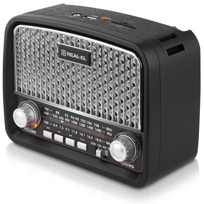 Радіоприймач REAL-EL X-520 Black Радіоприймач REAL-EL X-520 Black