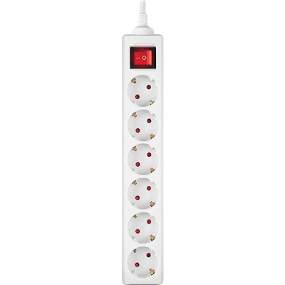 Фільтр живлення REAL-EL RS-6 Protect M 3м White (EL122300033)