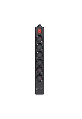 Фільтр живлення REAL-EL RS-Protect 605 3м Black (EL122300041)