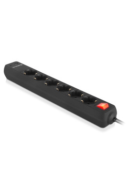 Фільтр живлення REAL-EL RS-Protect 605 3м Black (EL122300041)