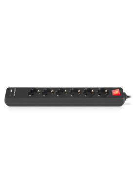Фільтр живлення REAL-EL RS-Protect 605 3м Black (EL122300041)