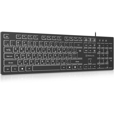 Клавіатура REAL-EL RK-7050 Black Клавіатура REAL-EL RK-7050 Black