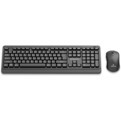 Комплект (клавіатура, миша) бездротовий REAL-EL Kit-555W Black Комплект (клавіатура, миша) бездротовий REAL-EL Kit-555W Black