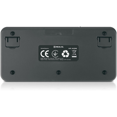 Комплект (клавіатура, миша) бездротовий REAL-EL Kit-635W Black