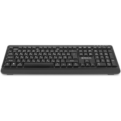 Клавіатура бездротова REAL-EL RK-760W Black Клавіатура бездротова REAL-EL RK-760W Black