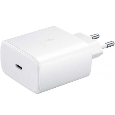Мережевий зарядний пристрій Samsung EP-TA845 45W Type-C White (EP-TA845NWE) OEM