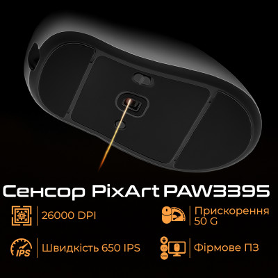 Миша бездротова RAWM ER21 White