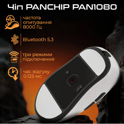 Миша бездротова RAWM ER21 White