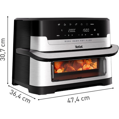Мультипіч Tefal Dual Easy Fry Flex EY922DE0 Мультипіч Tefal Dual Easy Fry Flex EY922DE0