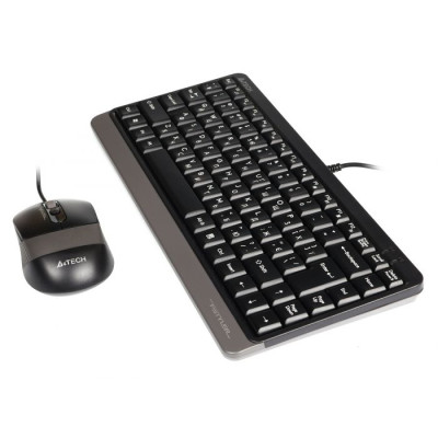Комплект (клавіатура, миша) A4Tech Fstyler F1110 Grey USB
