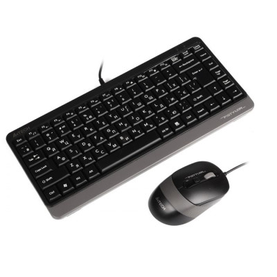 Комплект (клавіатура, миша) A4Tech Fstyler F1110 Grey USB