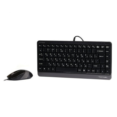 Комплект (клавіатура, миша) A4Tech Fstyler F1110 Grey USB