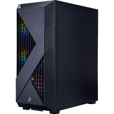 Корпус 1stPlayer F3-A-BK-4F1 Black без БЖ