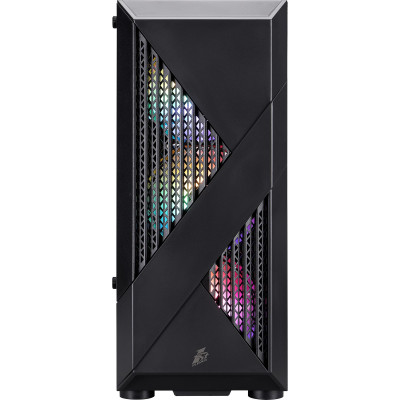 Корпус 1stPlayer F3-A-BK-4F1 Black без БЖ