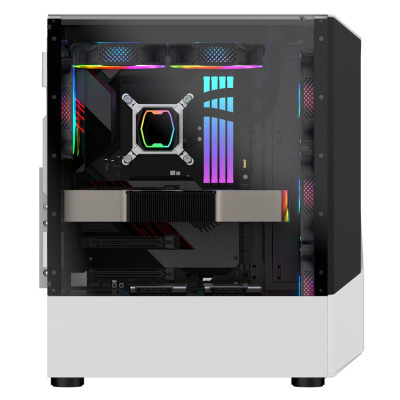 Корпус 1stPlayer F3-A-WH-4F1-PS-600FK-EU White 600W
