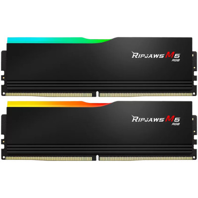 Модуль пам`ятi DDR5 2x16GB/6000 G.Skill Ripjaws M5 RGB Black (F5-6000J3238F16GX2-RM5RK)