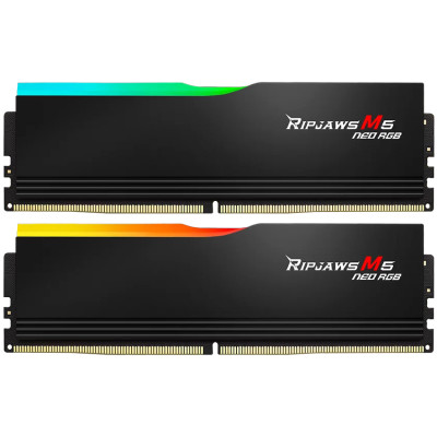 Модуль пам`ятi DDR5 2x16GB/6000 G.Skill Ripjaws M5 Neo RGB Black (F5-6000J3636F16GX2-RM5NRK)