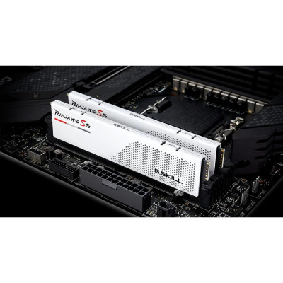 Модуль пам`ятi DDR5 2x16GB/6400 G.Skill Ripjaws S5 White (F5-6400J3648F16GX2-RS5W)