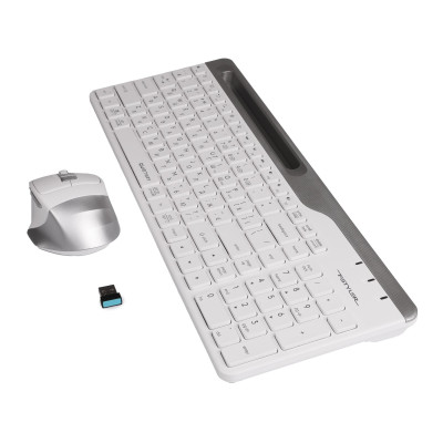 Комплект (клавіатура, миша) бездротовий A4Tech FB2535C Icy White Комплект (клавіатура, миша) бездротовий A4Tech FB2535C Icy White