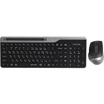 Комплект (клавіатура, миша) бездротовий A4Tech FB2535CS Smoky Grey