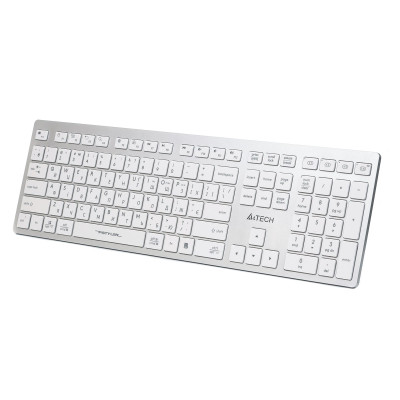 Клавіатура бездротова A4Tech Fstyler FBX50C White