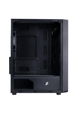 Корпус 1stPlayer FD3-M-BK-4F7 Black без БЖ