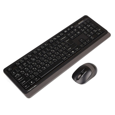 Комплект (клавіатура, миша) бездротовий A4Tech FG1010 Black/Grey