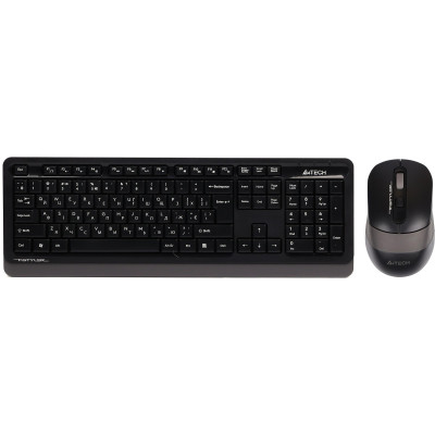 Комплект (клавіатура, миша) бездротовий A4Tech FG1010S Black/Grey