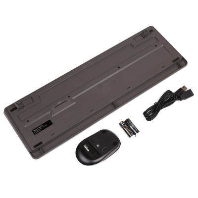 Комплект (клавіатура, миша) бездротовий A4Tech FG1010S Black/Grey