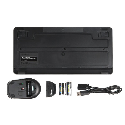Комплект (клавіатура, миша) бездротовий A4Tech FG1112 Black