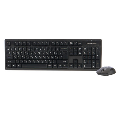 Комплект (клавіатура, миша) бездротовий A4Tech FG1200S Black