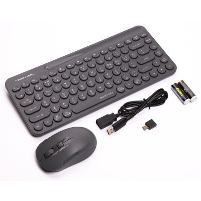 Комплект (клавіатура, миша) бездротовий A4Tech FG3200 Air2 Grey