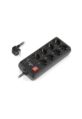 Фільтр живлення REAL-EL RS-Protect 805 1.8м Black (EL122300042)