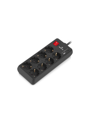 Фільтр живлення REAL-EL RS-Protect 805 1.8м Black (EL122300042)