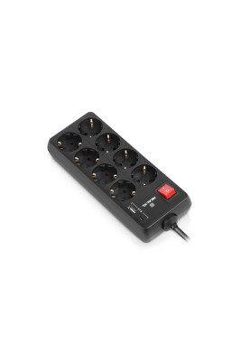 Фільтр живлення REAL-EL RS-Protect 805 1.8м Black (EL122300042)